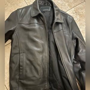 Handcrafted Name Brand Mens Leather Jacket